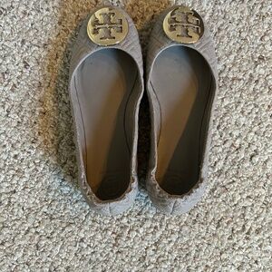 Tory Burch Reva quilted ballet flats